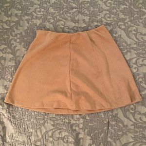 Brandy Melville Pink Suede Skirt OS